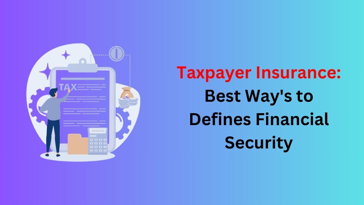 You are currently viewing Taxpayer Insurance: Best Way’s to Defines Financial Security in 2023