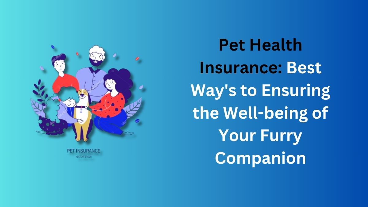 You are currently viewing Pet Health Insurance: Best Way’s to Ensuring the Well-being of Your Furry Companion in 2024